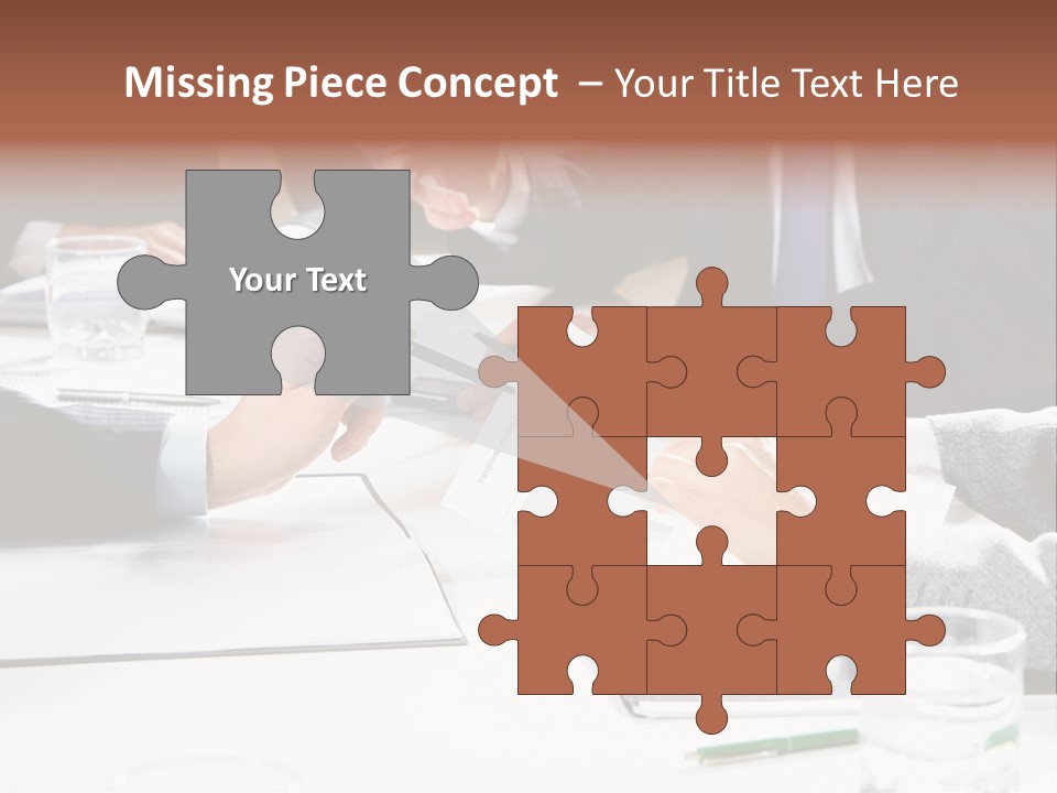 Success Concept Teamwork PowerPoint Template