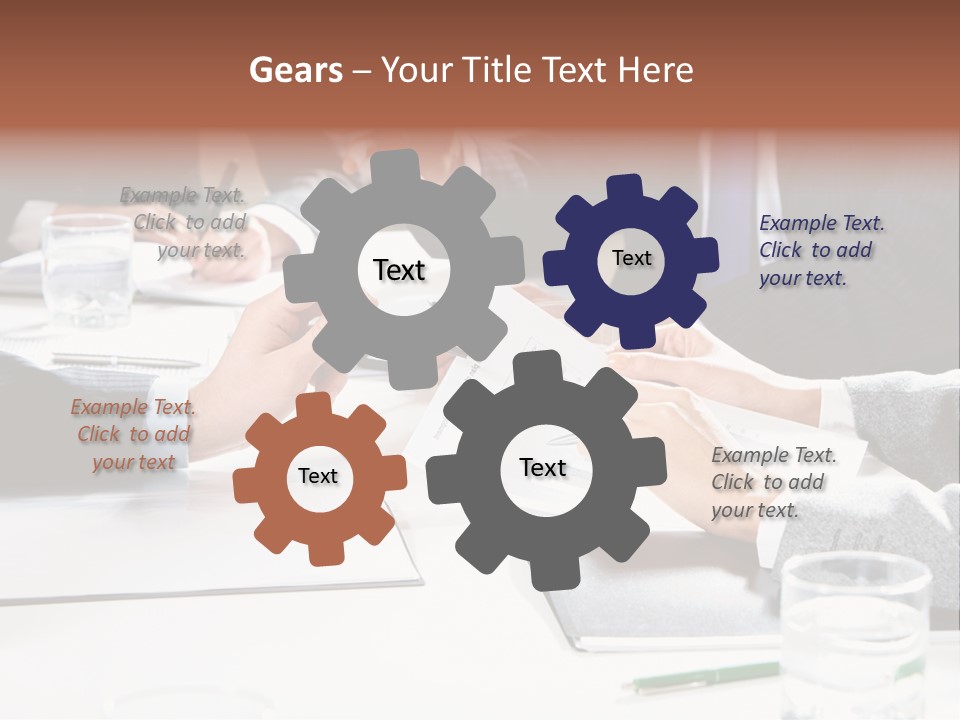 Success Concept Teamwork PowerPoint Template