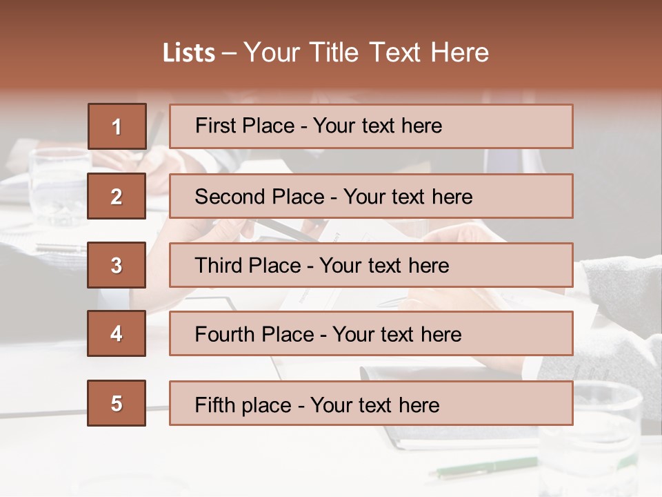 Success Concept Teamwork PowerPoint Template