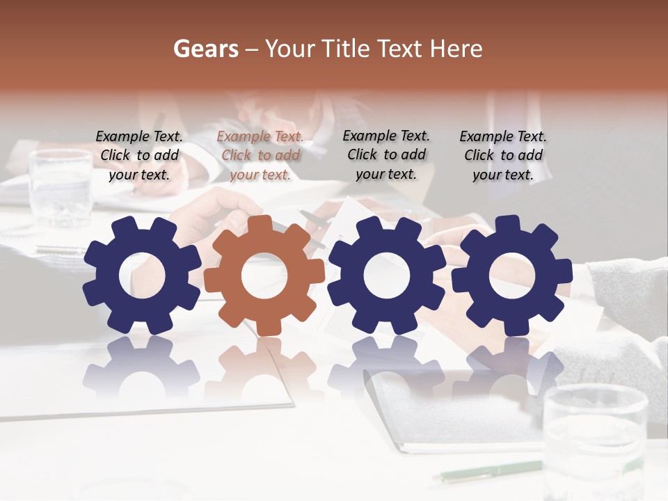 Success Concept Teamwork PowerPoint Template