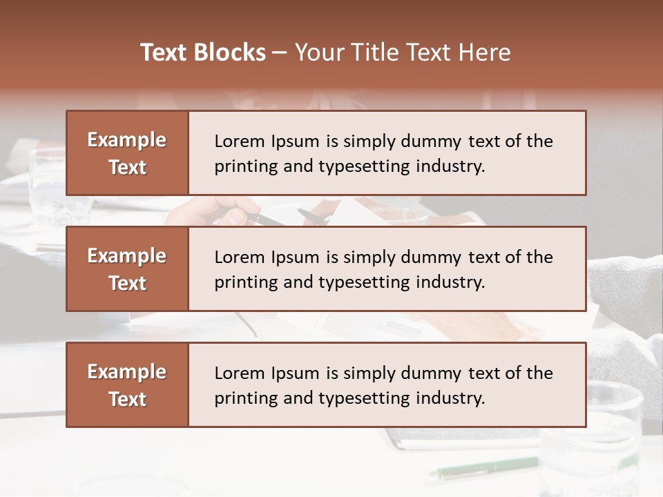 Success Concept Teamwork PowerPoint Template