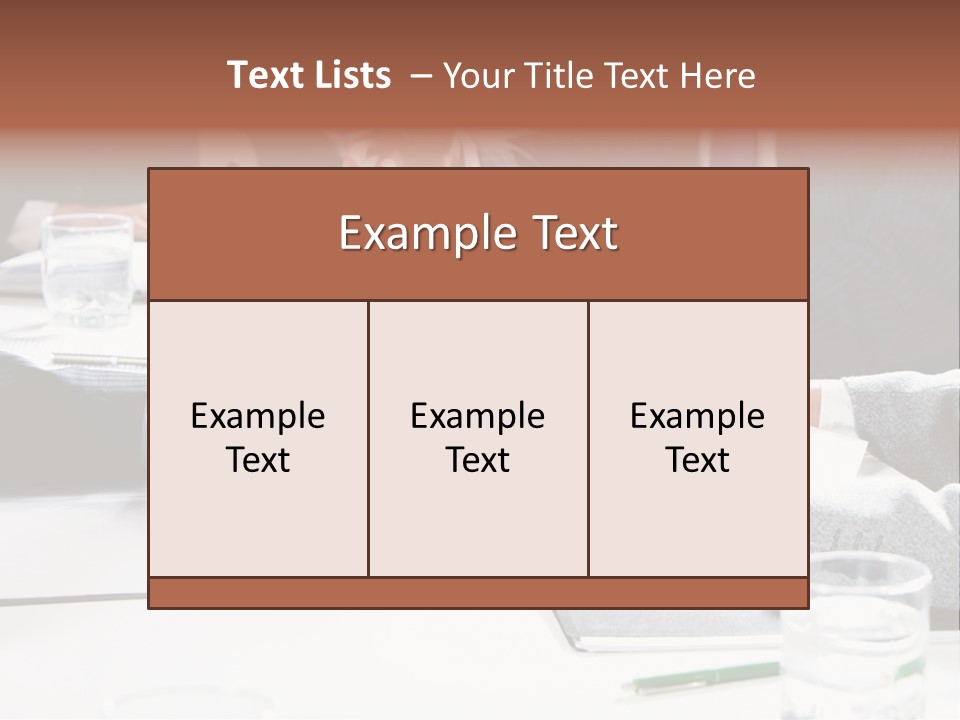 Success Concept Teamwork PowerPoint Template