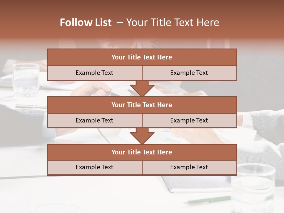 Success Concept Teamwork PowerPoint Template