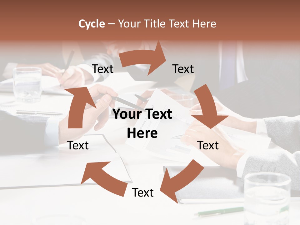 Success Concept Teamwork PowerPoint Template