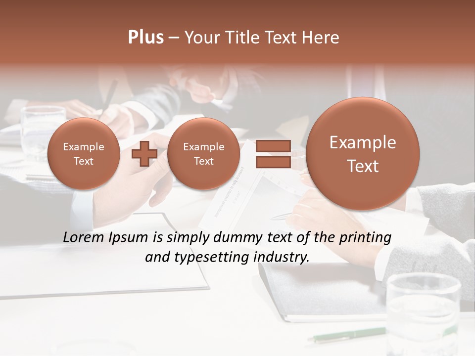 Success Concept Teamwork PowerPoint Template