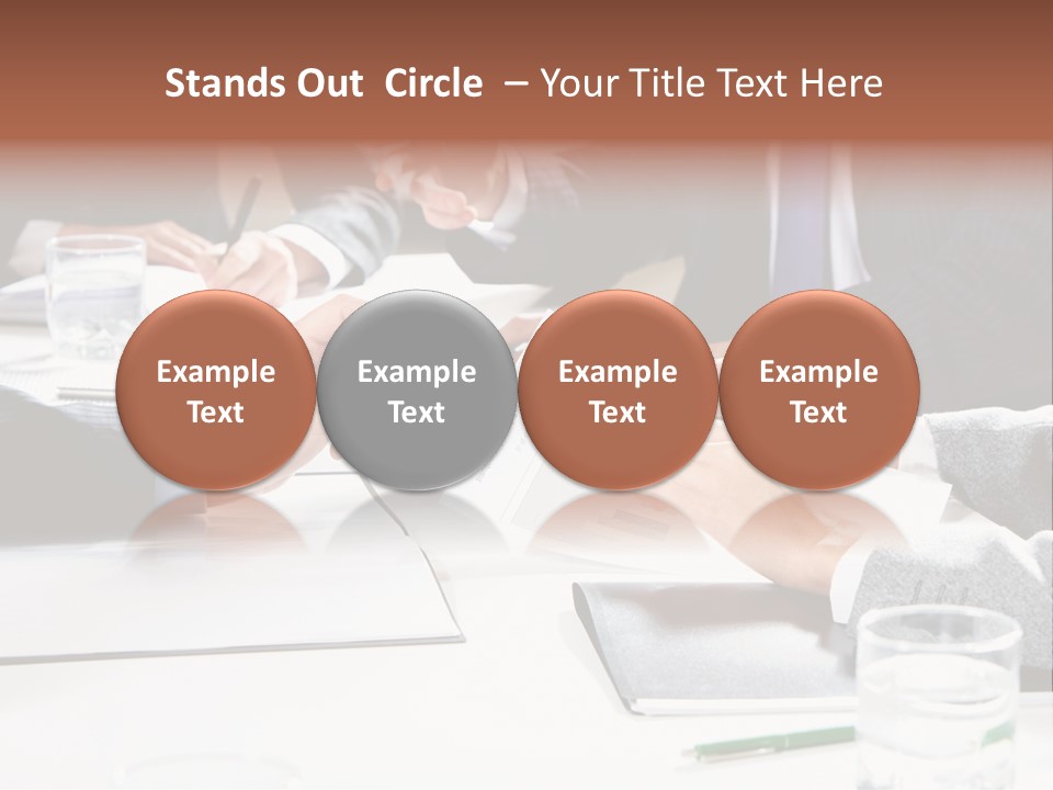 Success Concept Teamwork PowerPoint Template