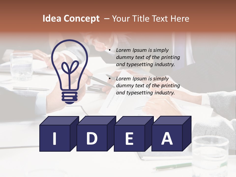 Success Concept Teamwork PowerPoint Template
