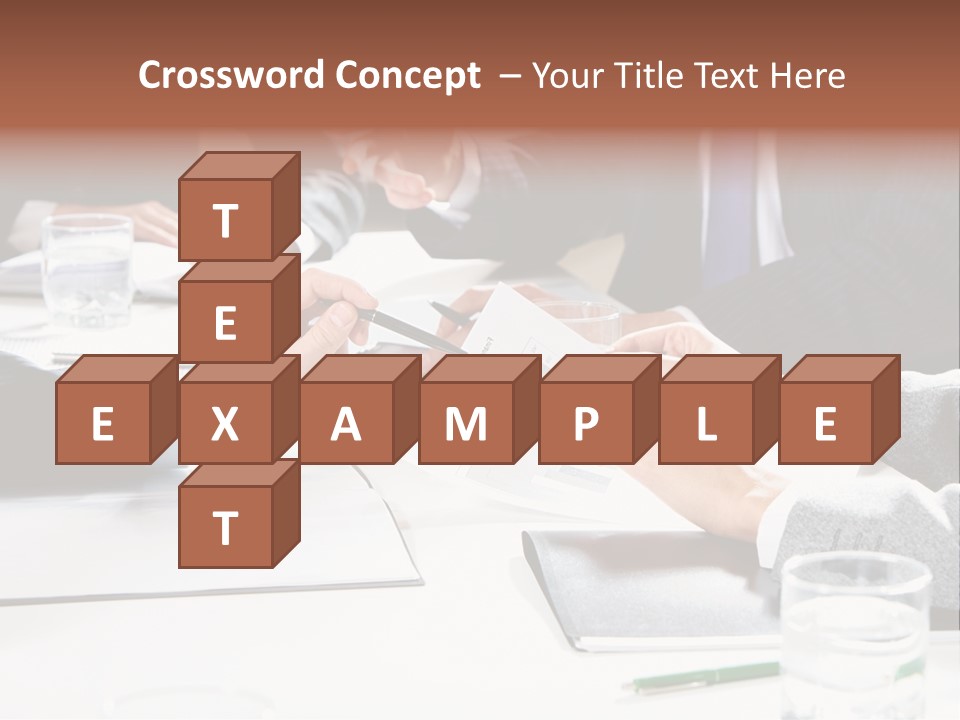 Success Concept Teamwork PowerPoint Template