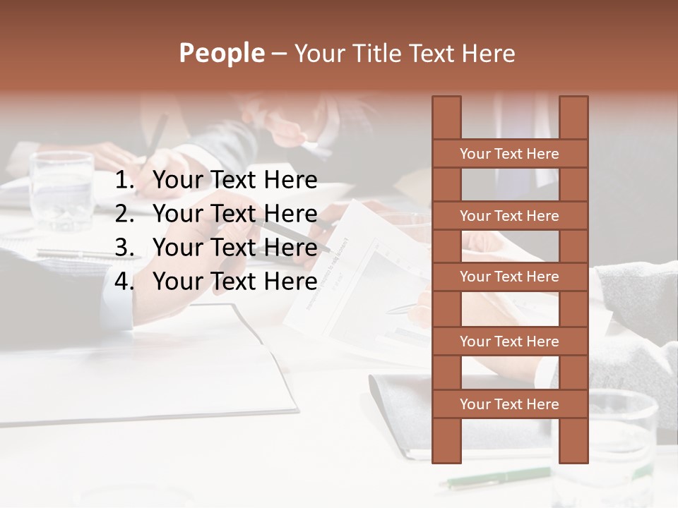Success Concept Teamwork PowerPoint Template