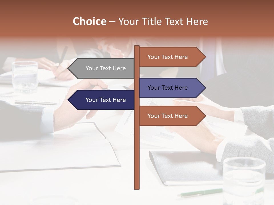 Success Concept Teamwork PowerPoint Template