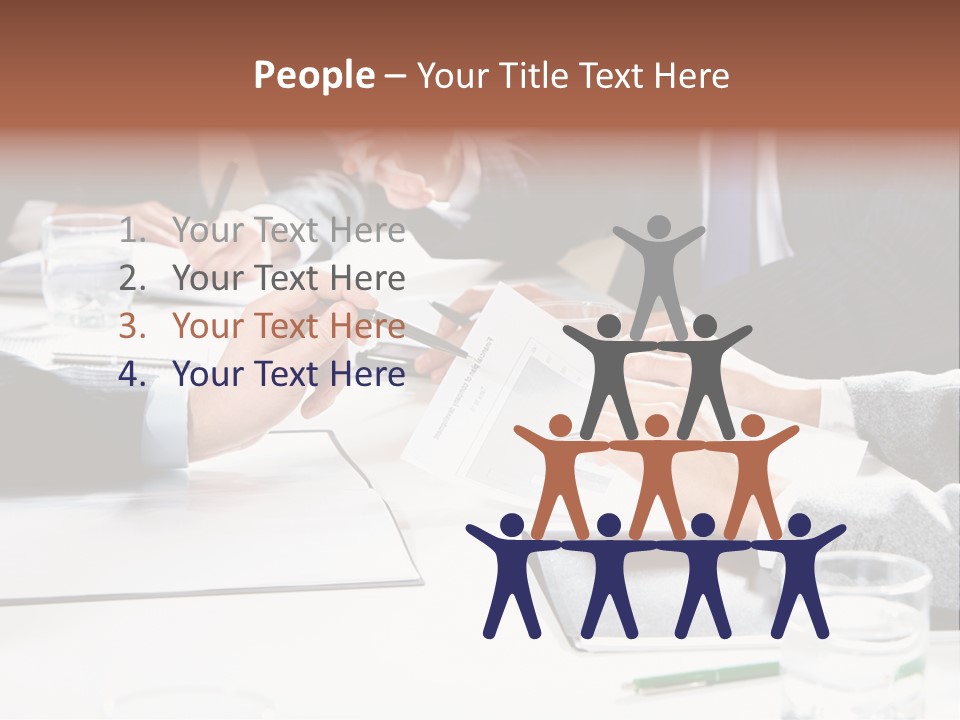 Success Concept Teamwork PowerPoint Template
