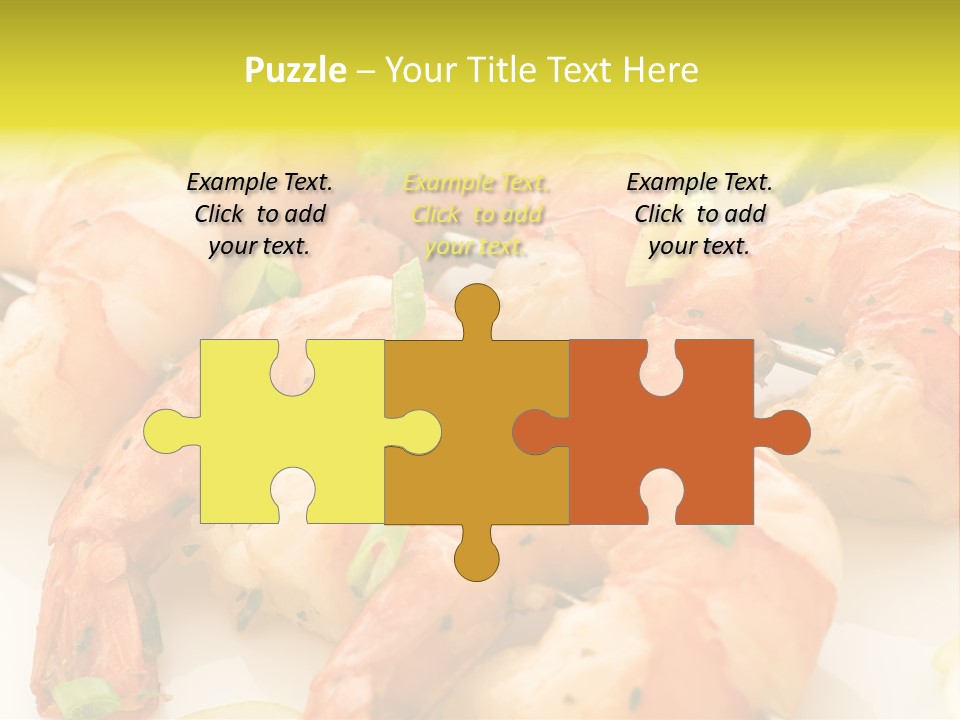 Dinner Isolated Dish PowerPoint Template