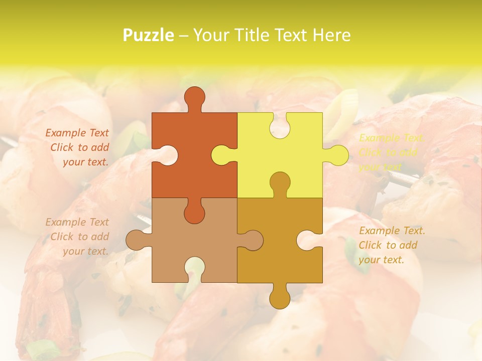 Dinner Isolated Dish PowerPoint Template