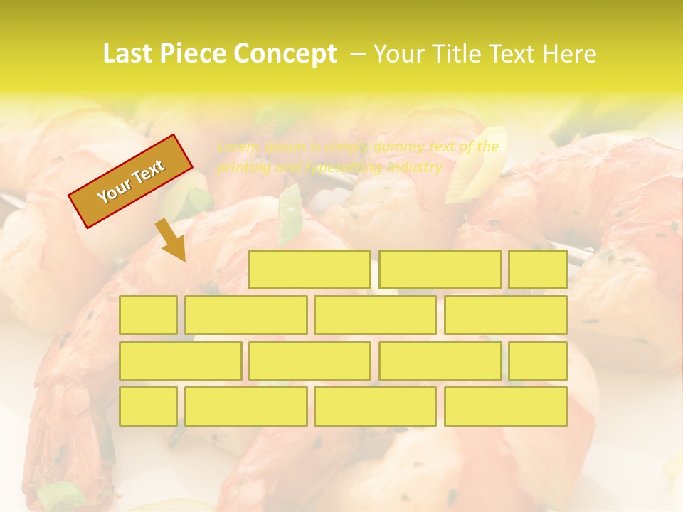 Dinner Isolated Dish PowerPoint Template