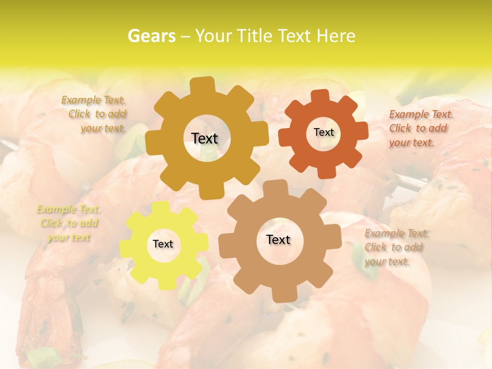 Dinner Isolated Dish PowerPoint Template