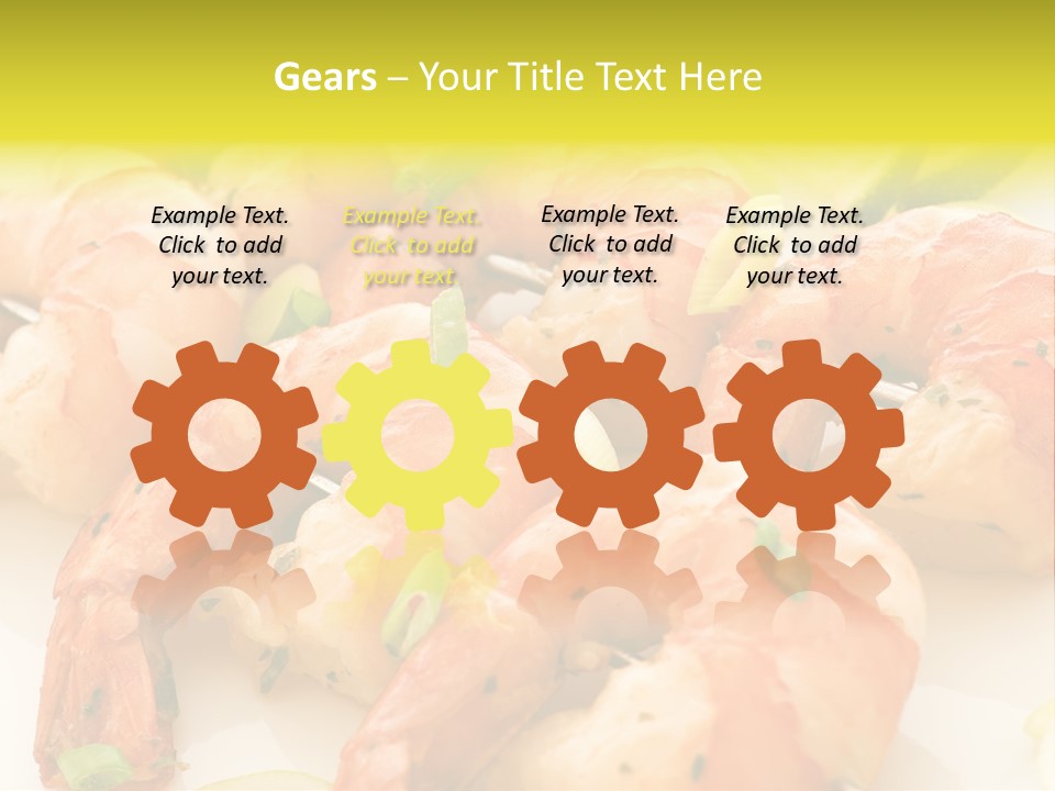 Dinner Isolated Dish PowerPoint Template