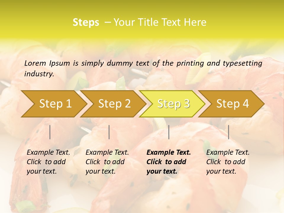 Dinner Isolated Dish PowerPoint Template