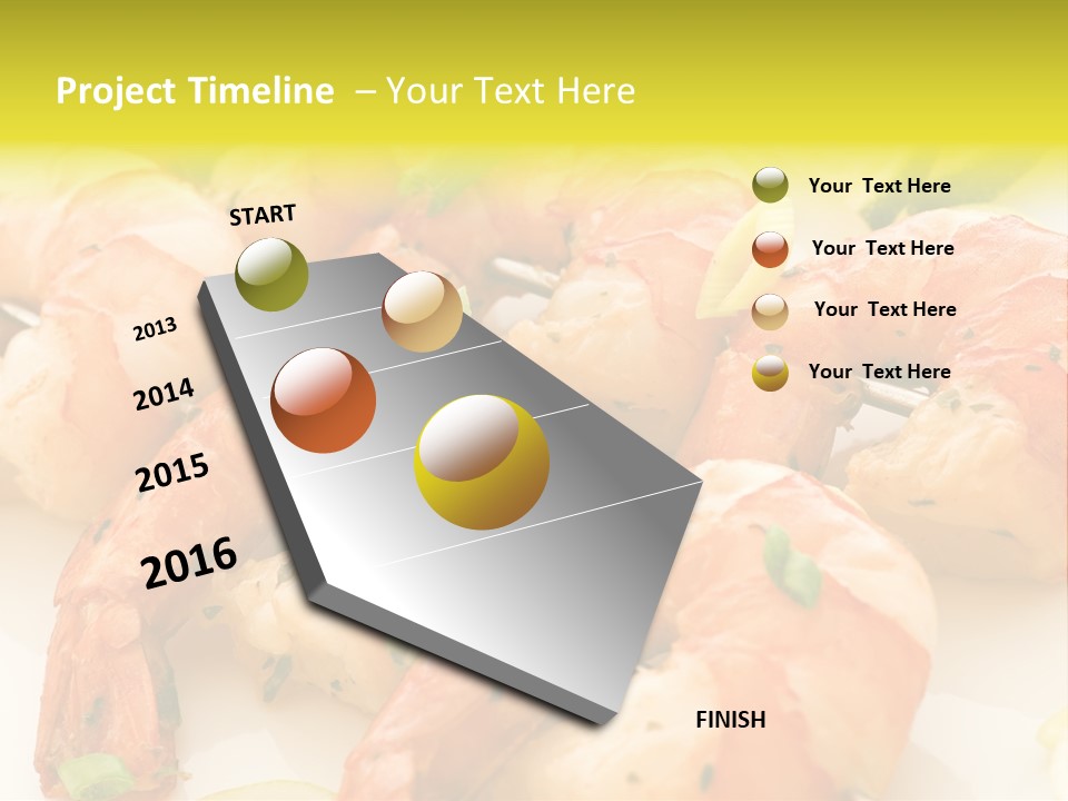 Dinner Isolated Dish PowerPoint Template