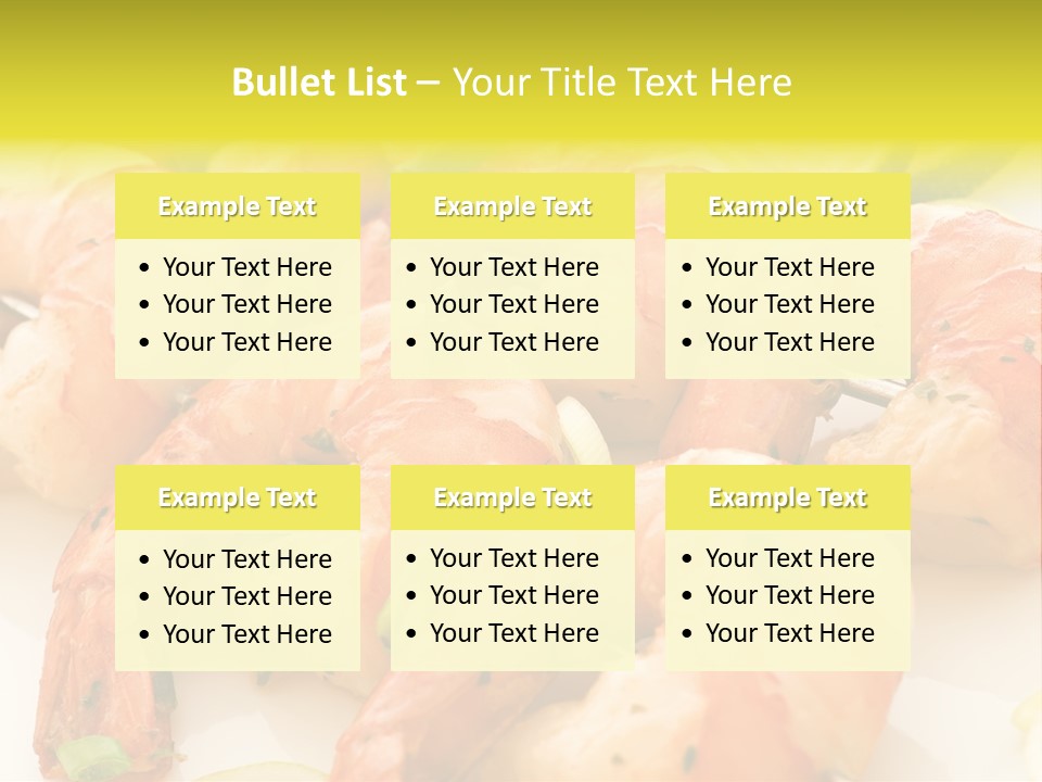 Dinner Isolated Dish PowerPoint Template