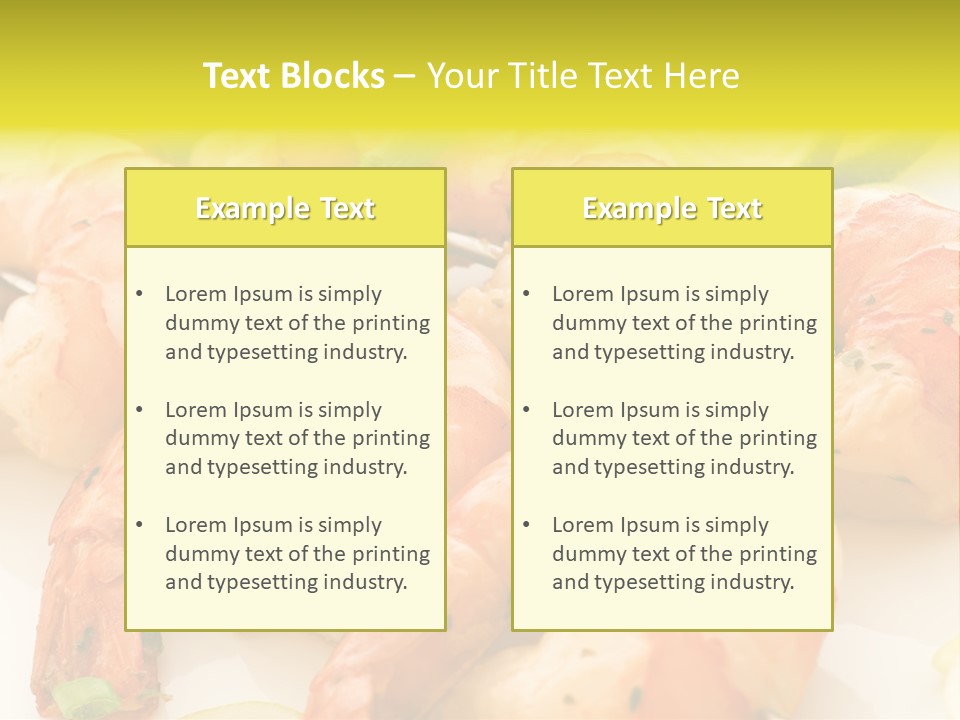 Dinner Isolated Dish PowerPoint Template