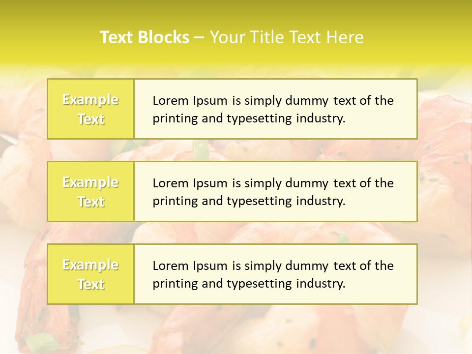 Dinner Isolated Dish PowerPoint Template