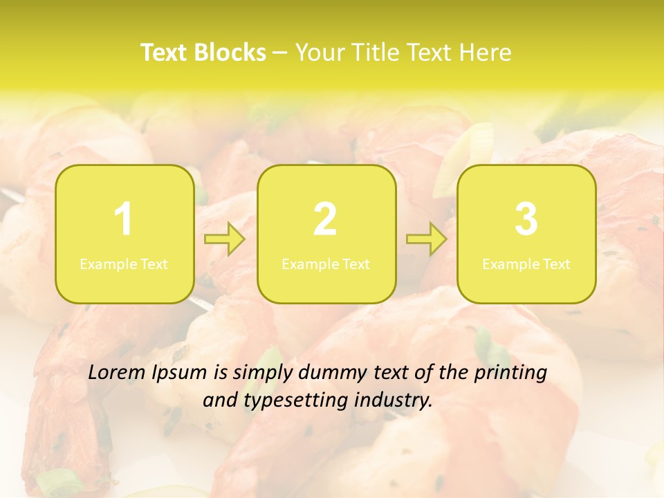 Dinner Isolated Dish PowerPoint Template