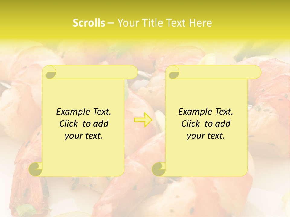 Dinner Isolated Dish PowerPoint Template