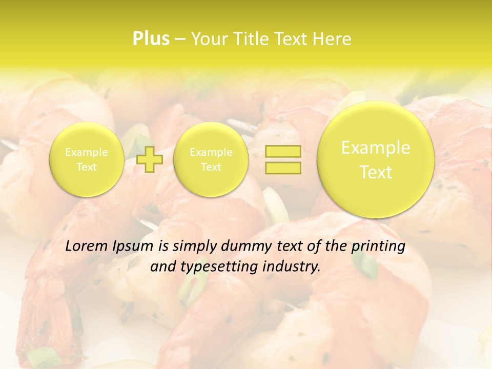 Dinner Isolated Dish PowerPoint Template