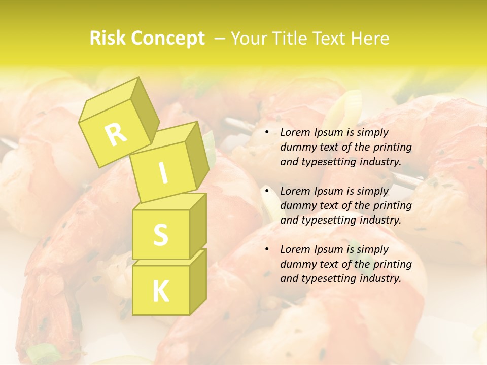 Dinner Isolated Dish PowerPoint Template