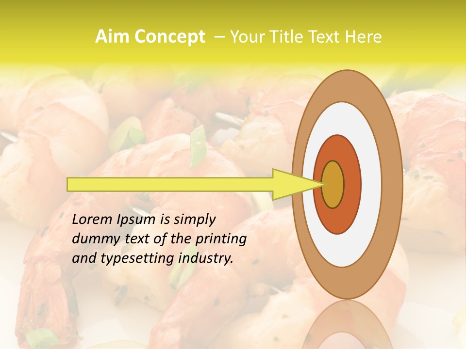 Dinner Isolated Dish PowerPoint Template