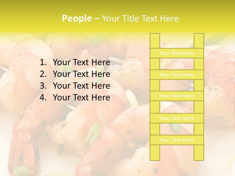 Dinner Isolated Dish PowerPoint Template