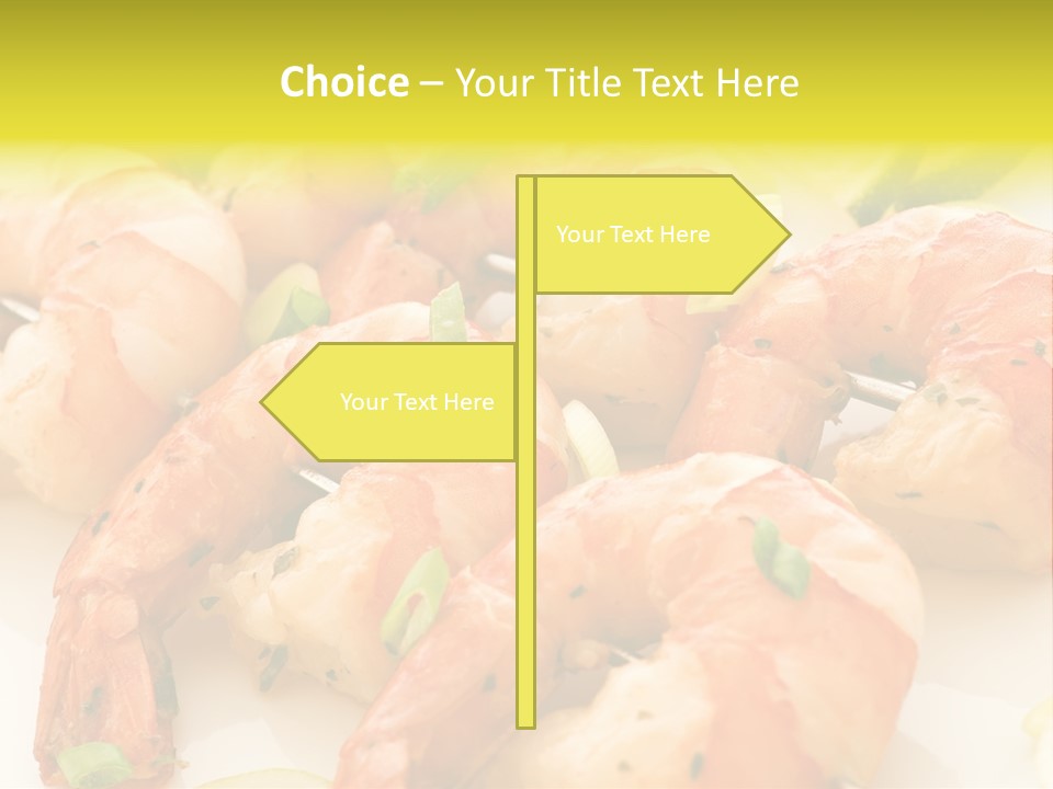 Dinner Isolated Dish PowerPoint Template