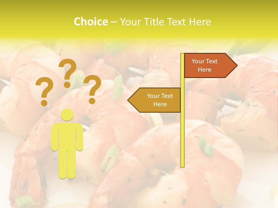 Dinner Isolated Dish PowerPoint Template