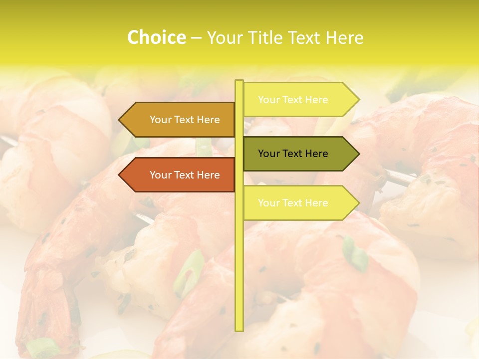 Dinner Isolated Dish PowerPoint Template