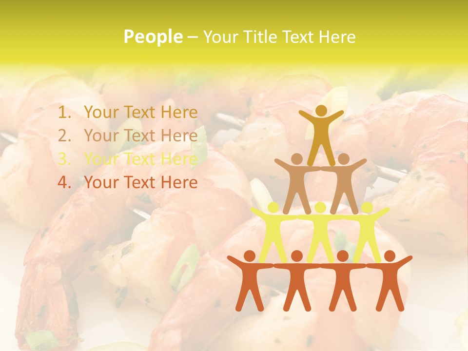 Dinner Isolated Dish PowerPoint Template