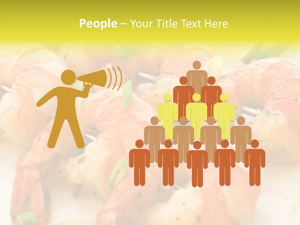 Dinner Isolated Dish PowerPoint Template