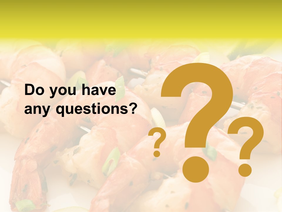 Dinner Isolated Dish PowerPoint Template