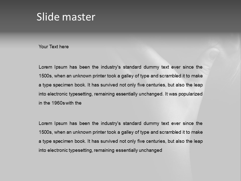 Emotion Beautiful  PowerPoint Template