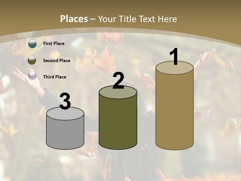 Woman Young Smile PowerPoint Template