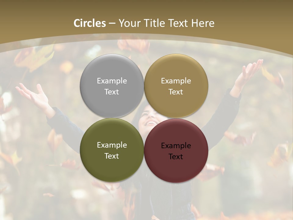 Woman Young Smile PowerPoint Template