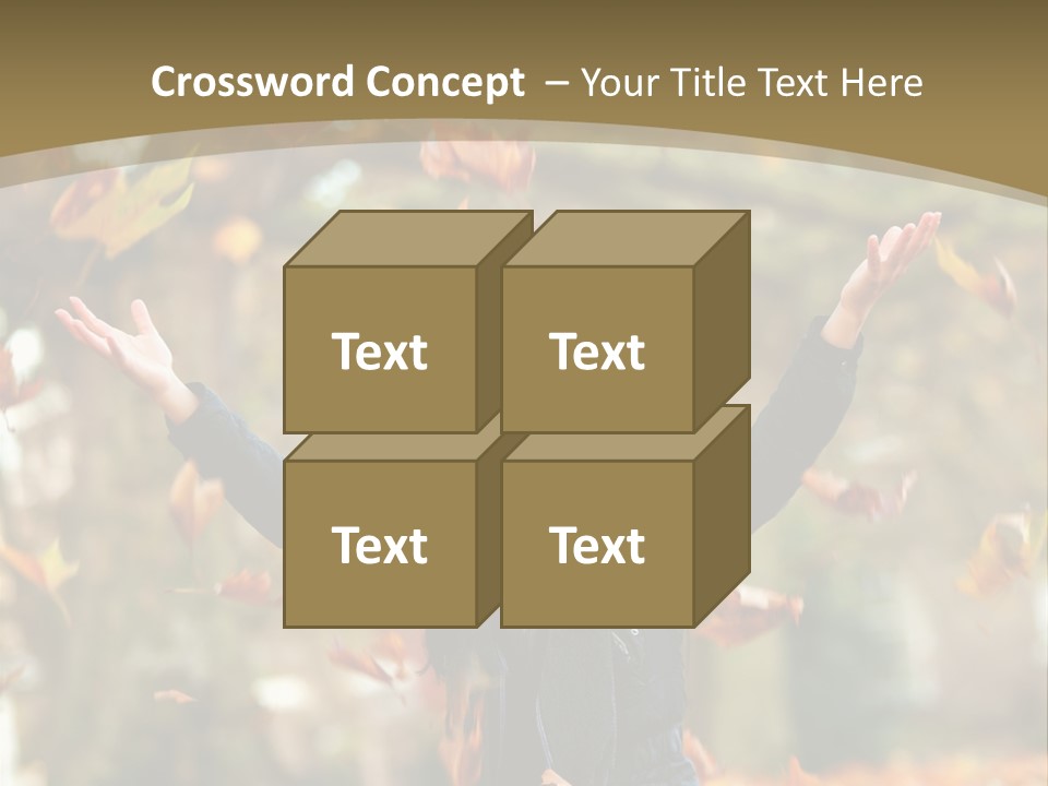 Woman Young Smile PowerPoint Template