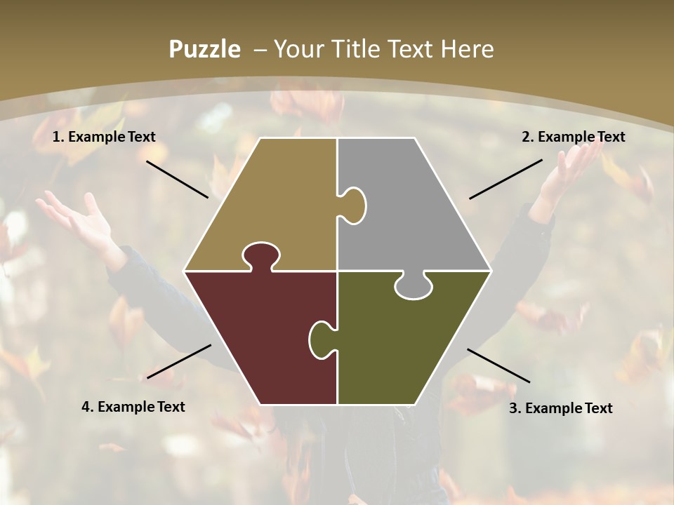 Woman Young Smile PowerPoint Template