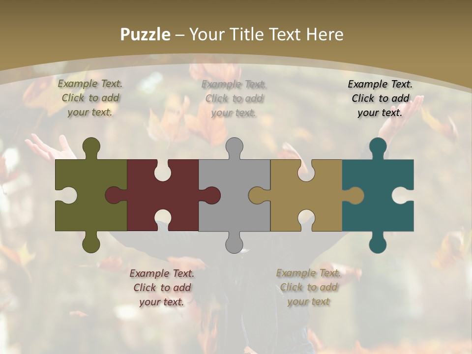 Woman Young Smile PowerPoint Template