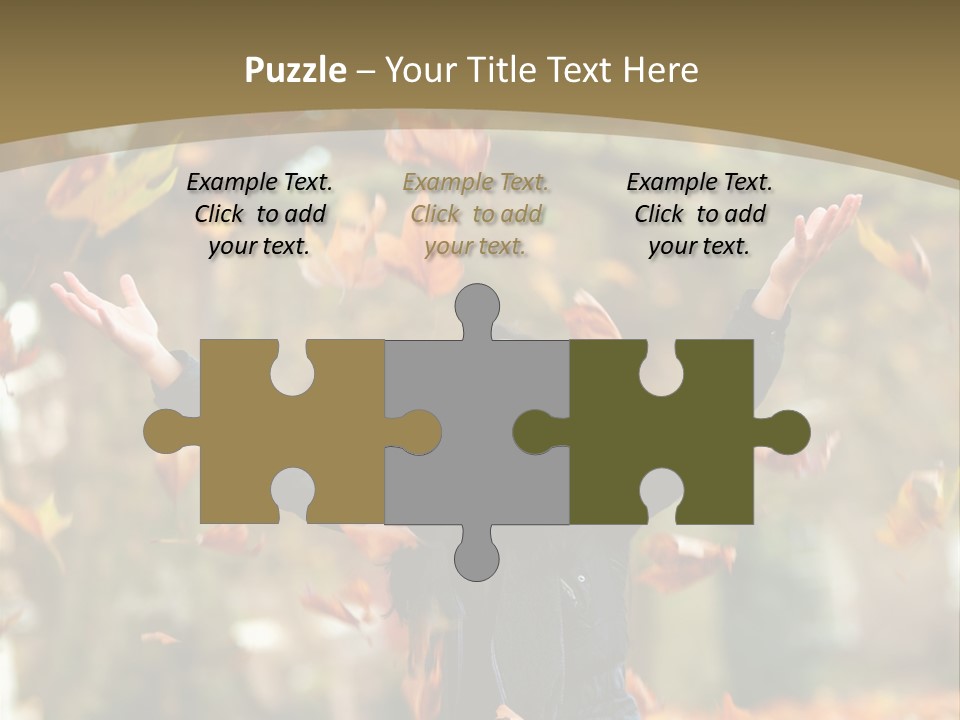 Woman Young Smile PowerPoint Template