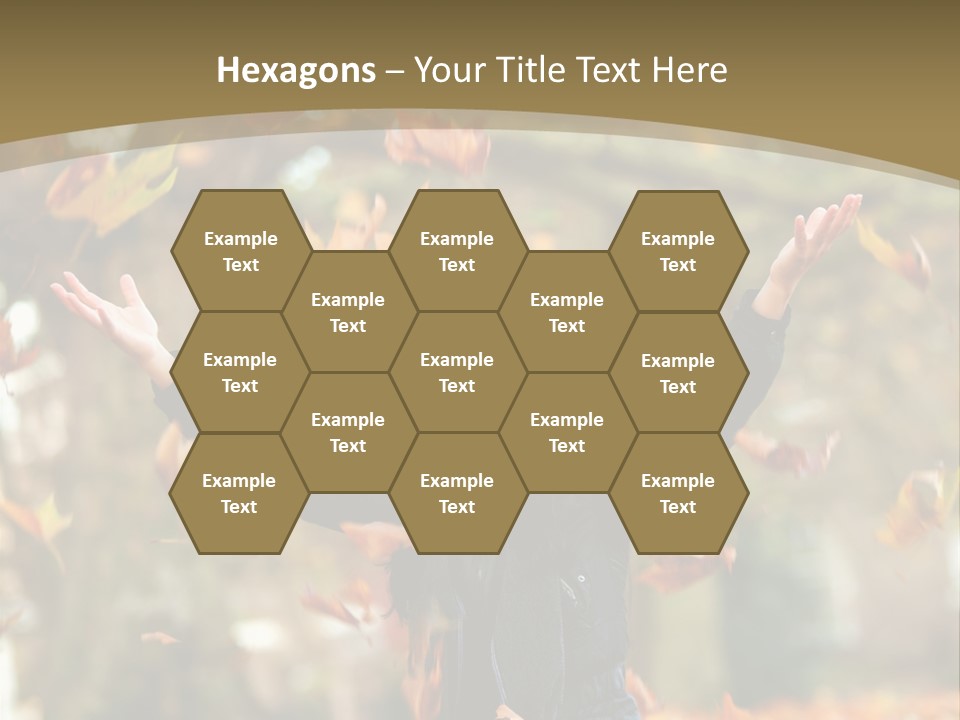 Woman Young Smile PowerPoint Template