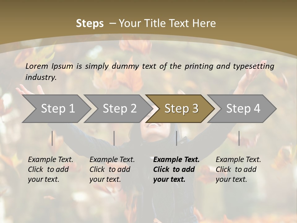 Woman Young Smile PowerPoint Template
