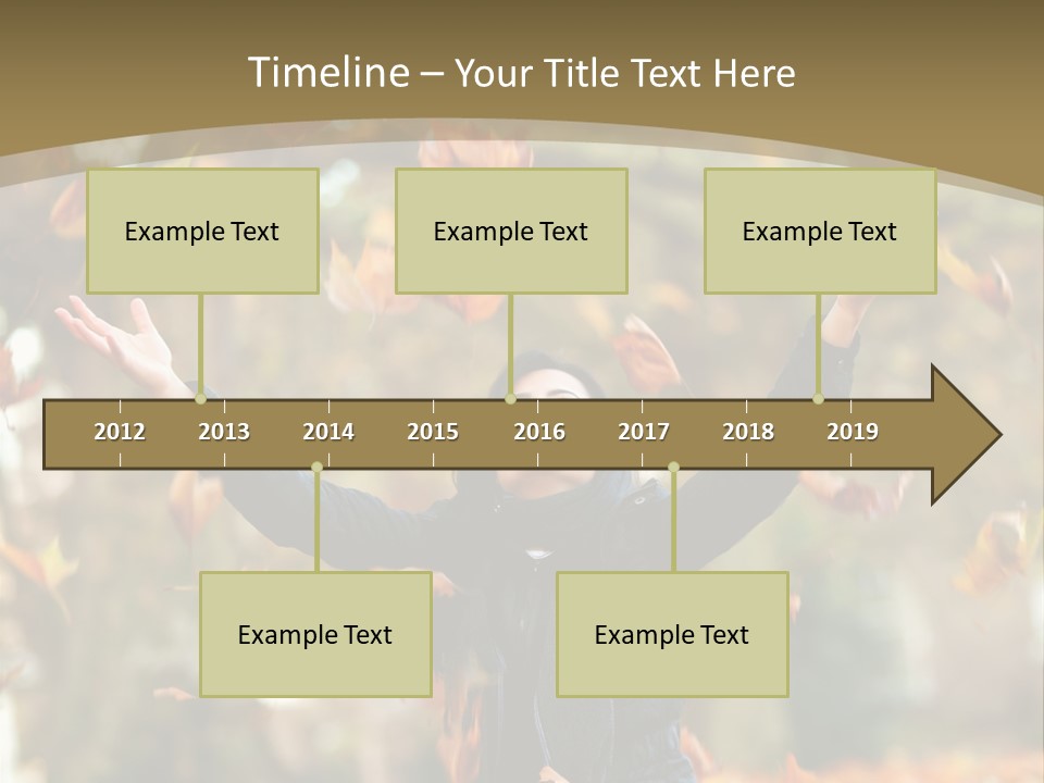 Woman Young Smile PowerPoint Template