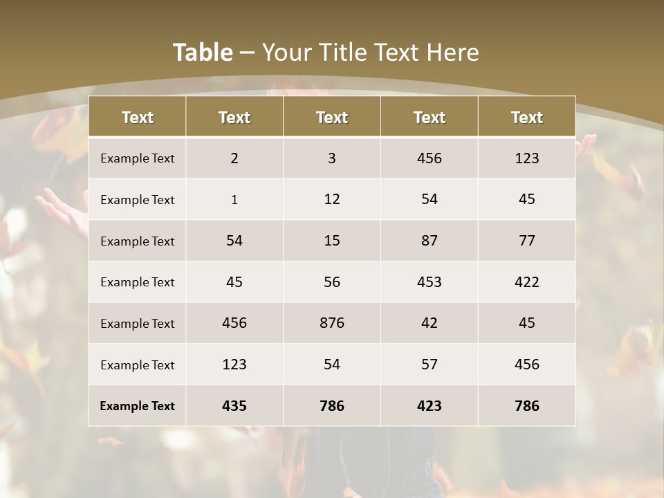 Woman Young Smile PowerPoint Template