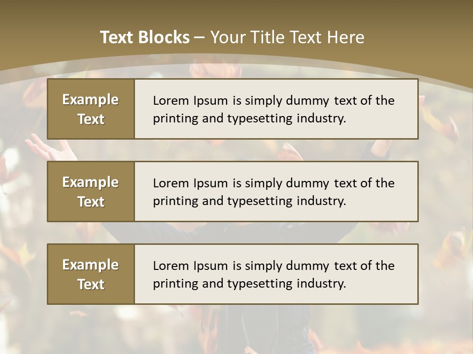 Woman Young Smile PowerPoint Template