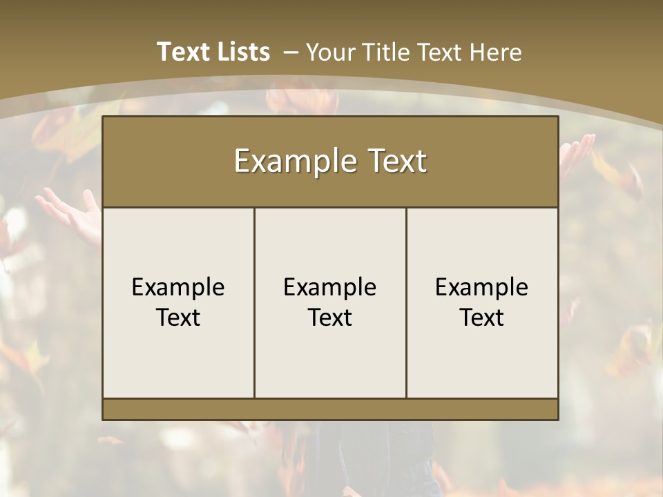 Woman Young Smile PowerPoint Template